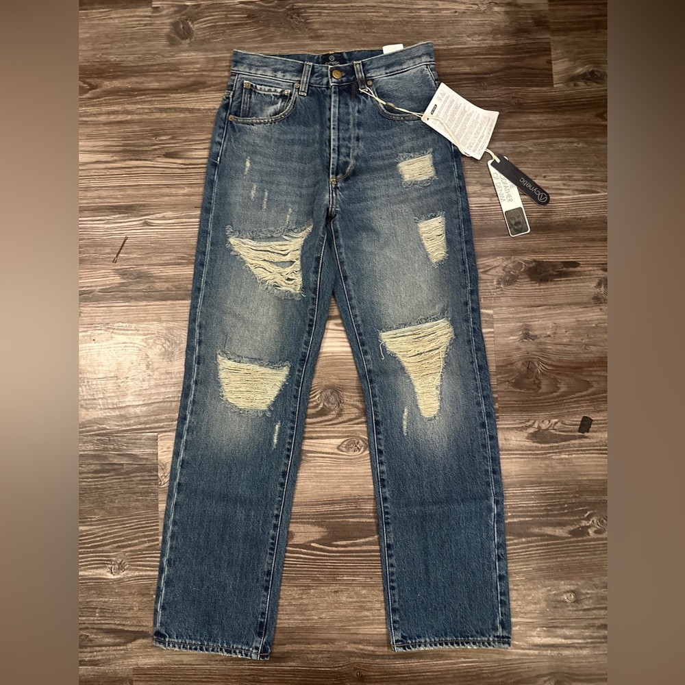 Size 25 Cynetic High-Rise, Straight Denim Jeans - NWT